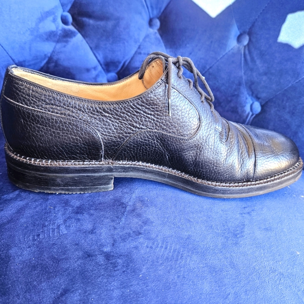 Fratelli Rossetti Racers Grand Prix Black Leather Dress Shoes - Picture 4 of 14